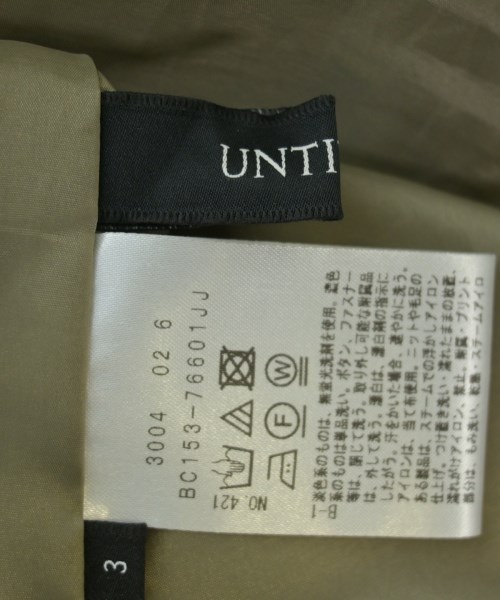 UNTITLED（アンタイトル）ロング・マキシ丈スカート カーキ サイズ:3(L位) レディース/2200619545147
