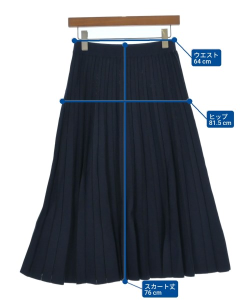 UNTITLED（アンタイトル）ロング・マキシ丈スカート 紺 サイズ:2(M位) レディース/2200619545178