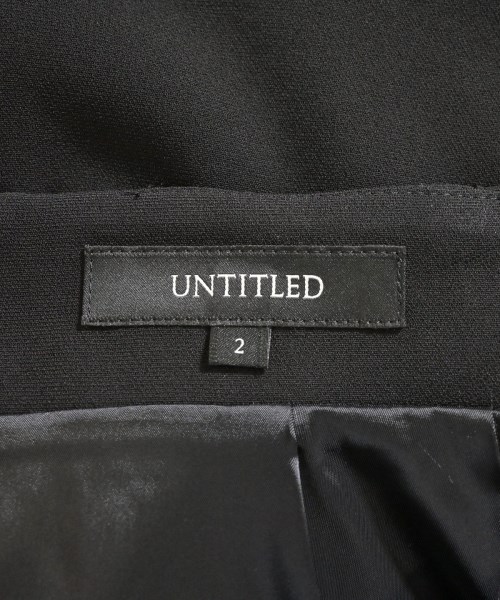 UNTITLED（アンタイトル）ロング・マキシ丈スカート 黒 サイズ:2(M位) レディース/2200619545192