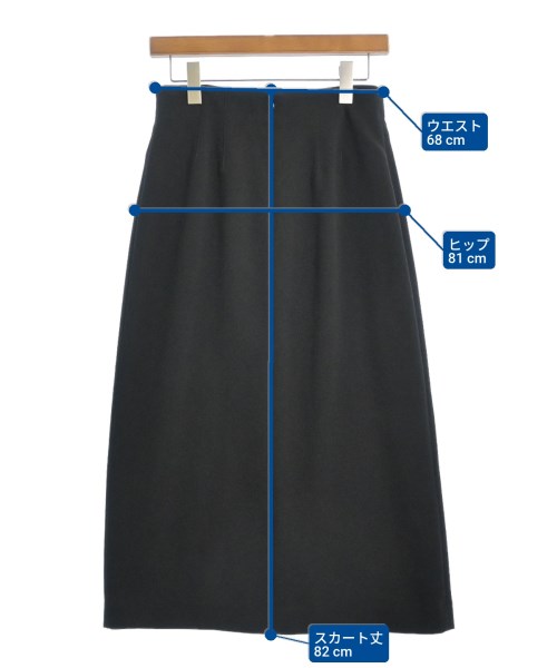 UNTITLED（アンタイトル）ロング・マキシ丈スカート 黒 サイズ:2(M位) レディース/2200619545192