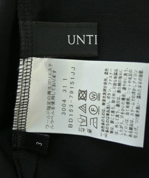 UNTITLED（アンタイトル）ロング・マキシ丈スカート 黒 サイズ:3(L位) レディース/2200619545239