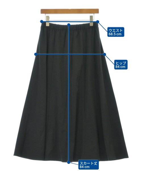 UNTITLED（アンタイトル）ロング・マキシ丈スカート 黒 サイズ:3(L位) レディース/2200619545239