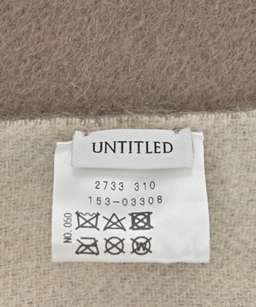 UNTITLED（アンタイトル）マフラー グレー サイズ:- レディース/2200619726096