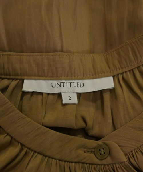 UNTITLED（アンタイトル）ワンピース 茶 サイズ:2(M位) レディース/2200610435201