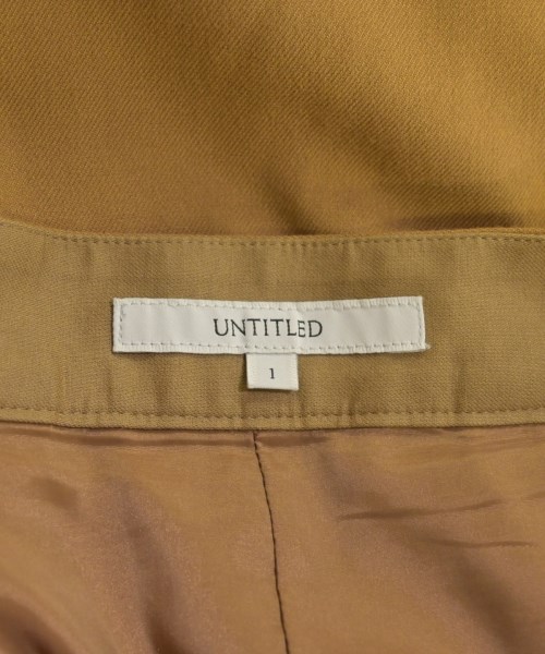 UNTITLED（アンタイトル）ひざ丈スカート 茶 サイズ:1(S位) レディース/2200611865083