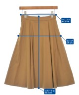 UNTITLED（アンタイトル）ひざ丈スカート 茶 サイズ:1(S位) レディース/2200611865083
