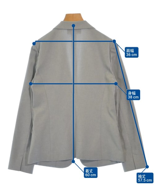 UNTITLED（アンタイトル）テーラードジャケット グレー サイズ:1(S位) レディース/2200612501010