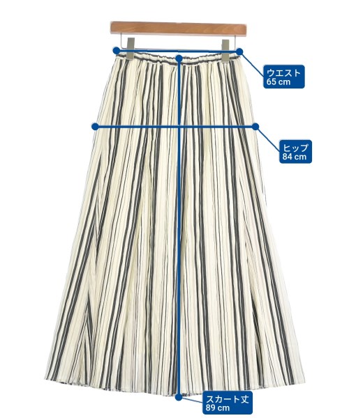 UNTITLED（アンタイトル）ロング・マキシ丈スカート 白 サイズ:2(M位) レディース/2200613106085