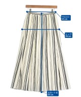 UNTITLED（アンタイトル）ロング・マキシ丈スカート 白 サイズ:2(M位) レディース/2200613106085