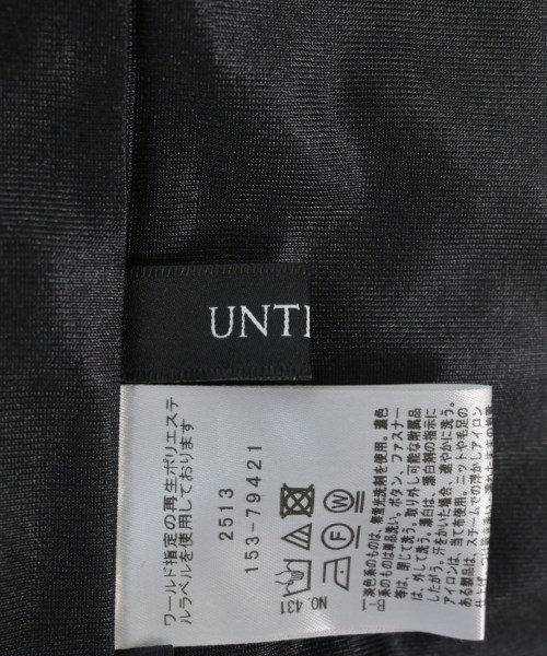 UNTITLED（アンタイトル）ロング・マキシ丈スカート 黒 サイズ:3(L位) レディース/2200613106108