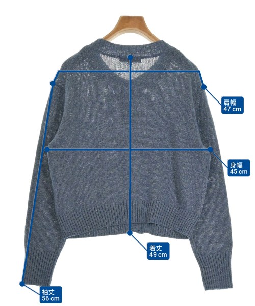 UNTITLED（アンタイトル）カーディガン 青 サイズ:2(M位) レディース/2200613106115