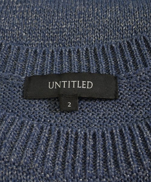 UNTITLED（アンタイトル）ニット・セーター 青 サイズ:2(M位) レディース/2200613106122