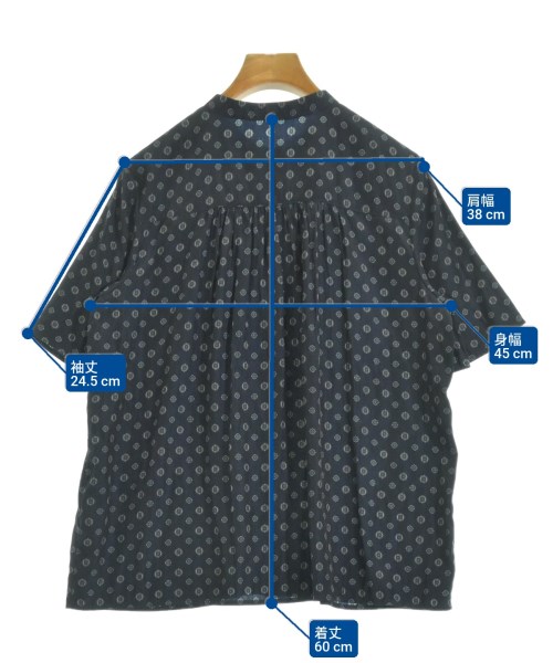 UNTITLED（アンタイトル）ブラウス 紺 サイズ:2(M位) レディース/2200613106245