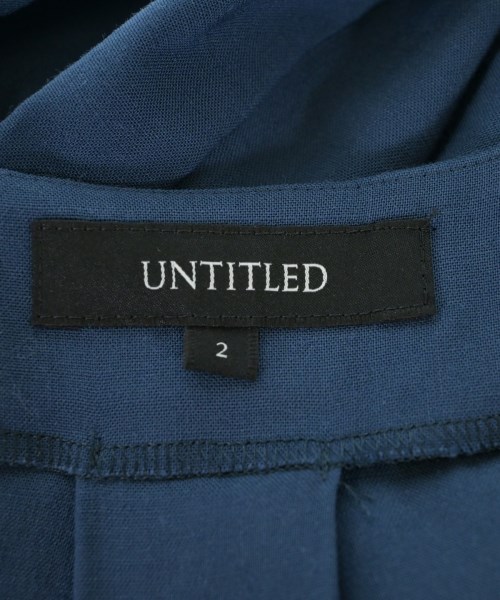 UNTITLED（アンタイトル）ブラウス 紺 サイズ:2(M位) レディース/2200601726141