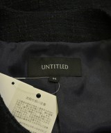 UNTITLED（アンタイトル）ノーカラージャケット 紺 サイズ:44(XL位) レディース/2200602435097