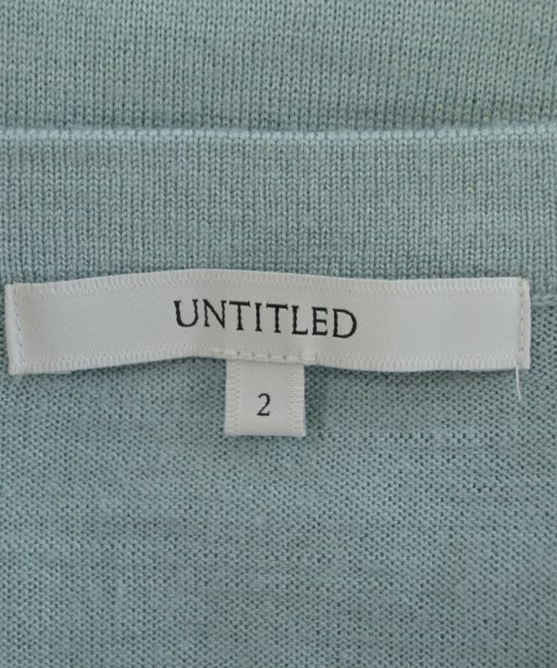 UNTITLED（アンタイトル）ニット・セーター 青 サイズ:2(M位) レディース/2200602779023