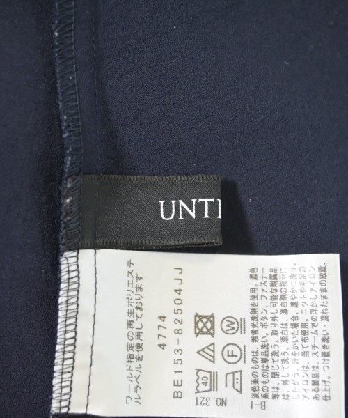 UNTITLED（アンタイトル）ブラウス 紺 サイズ:2(M位) レディース/2200607300048