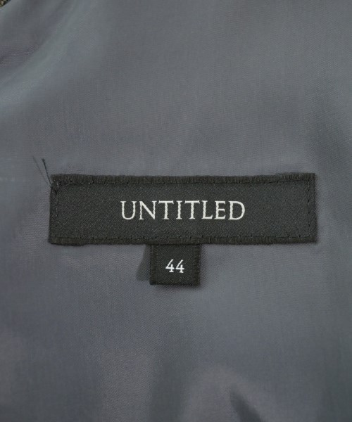 UNTITLED（アンタイトル）ワンピース グレー サイズ:44(XL位) レディース/2200603393129
