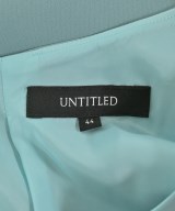 UNTITLED（アンタイトル）ワンピース 青 サイズ:44(XL位) レディース/2200604445056