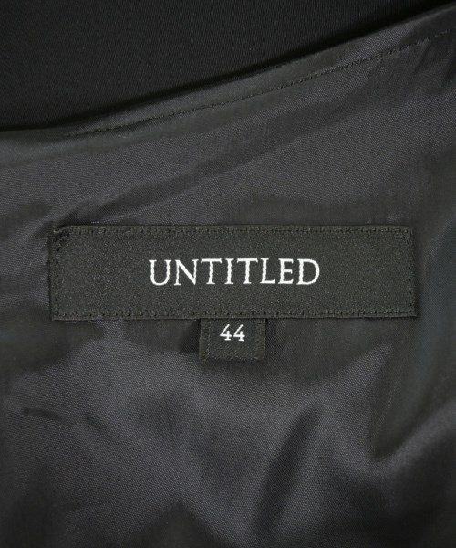 UNTITLED（アンタイトル）ワンピース 黒 サイズ:44(XL位) レディース/2200604445063