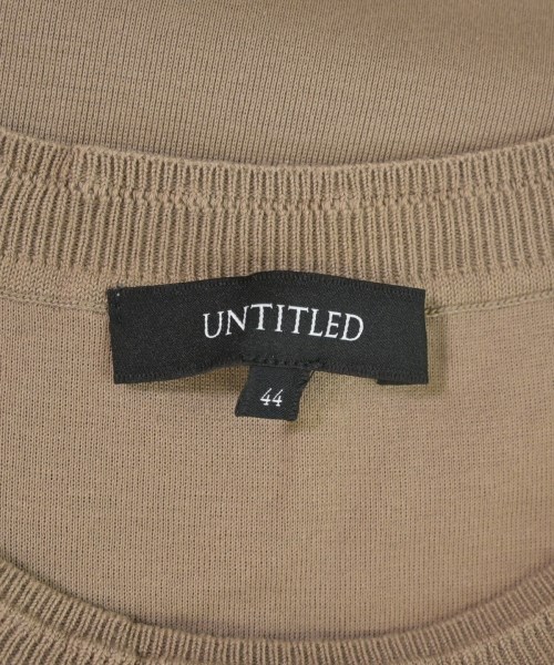 UNTITLED（アンタイトル）ニット・セーター 茶 サイズ:44(XL位) レディース/2200607786200
