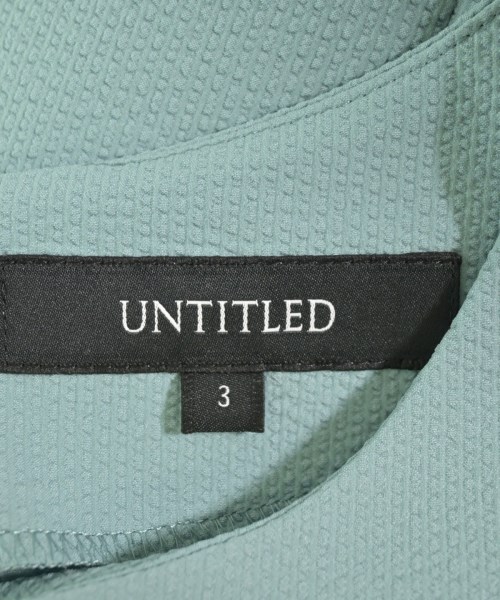 UNTITLED（アンタイトル）ブラウス 青 サイズ:3(L位) レディース/2200603827044
