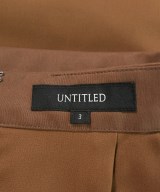UNTITLED（アンタイトル）ひざ丈スカート 茶 サイズ:3(L位) レディース/2200609036013