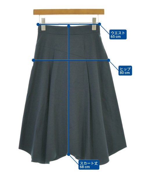 UNTITLED（アンタイトル）ロング・マキシ丈スカート 紺 サイズ:0(XS位) レディース/2200667841062