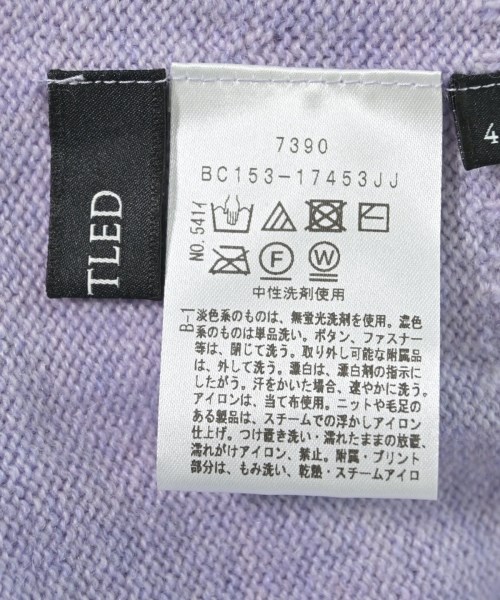 UNTITLED（アンタイトル）ニット・セーター 紫 サイズ:44(XL位) レディース/2200668153010