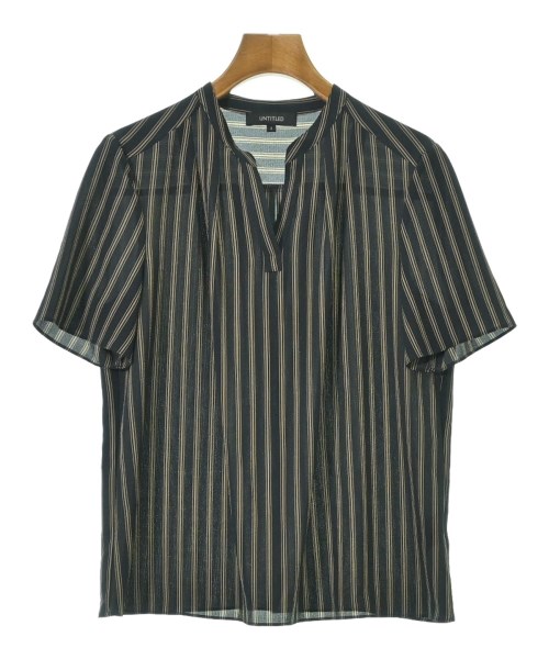 UNTITLED(アンタイトル)ブラウス 紺 サイズ:2(M位)/2200668155076