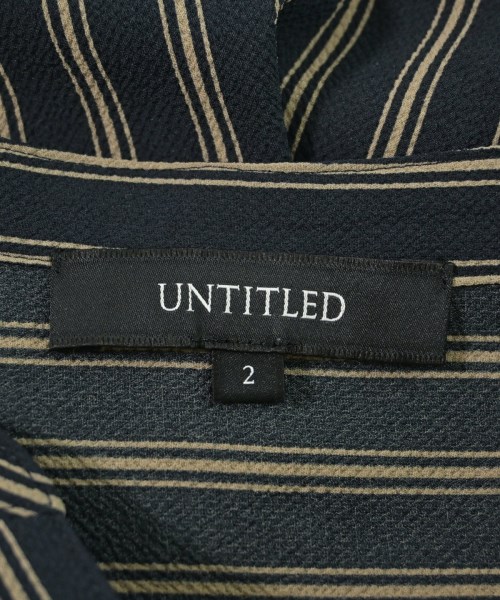UNTITLED（アンタイトル）ブラウス 紺 サイズ:2(M位) レディース/2200668155076