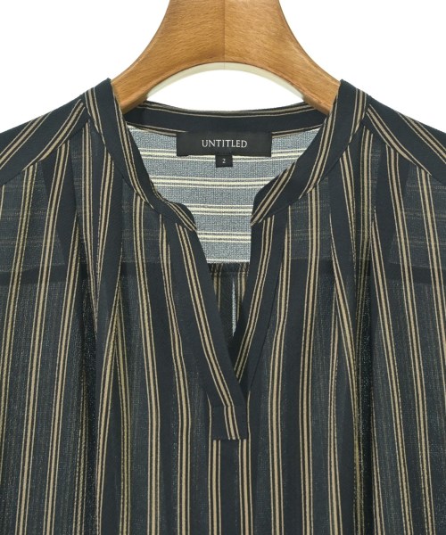 UNTITLED（アンタイトル）ブラウス 紺 サイズ:2(M位) レディース/2200668155076