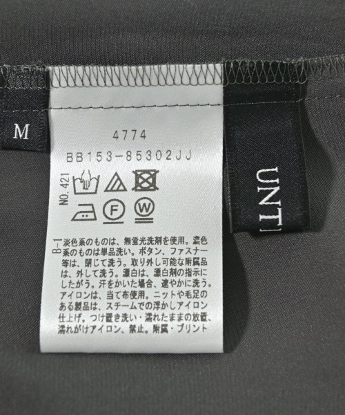 UNTITLED（アンタイトル）ブラウス グレー サイズ:M レディース/2200668155083