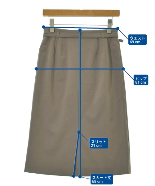 UNTITLED（アンタイトル）ロング・マキシ丈スカート 茶 サイズ:2(M位) レディース/2200668516044