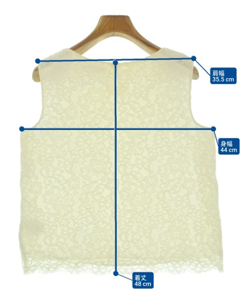 UNTITLED（アンタイトル）ブラウス 白 サイズ:2(M位) レディース/2200674582040