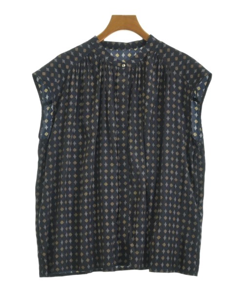 UNTITLED(アンタイトル)ブラウス 紺 サイズ:F/2200670948079