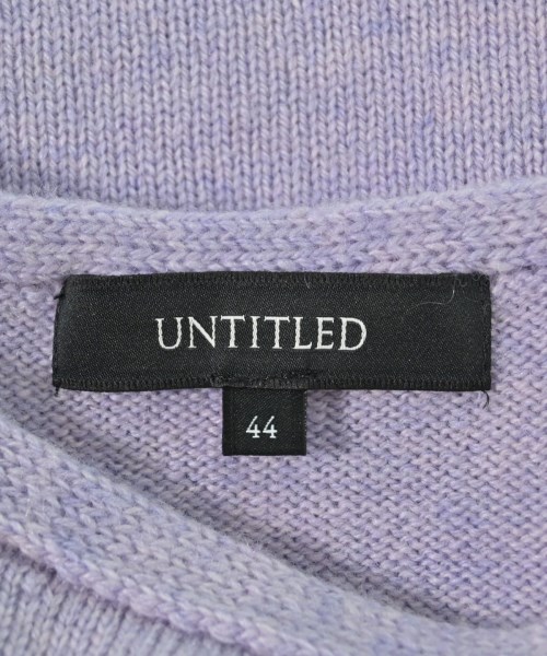 UNTITLED（アンタイトル）ニット・セーター 紫 サイズ:44(XL位) レディース/2200668177122