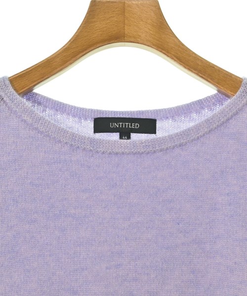 UNTITLED（アンタイトル）ニット・セーター 紫 サイズ:44(XL位) レディース/2200668177122