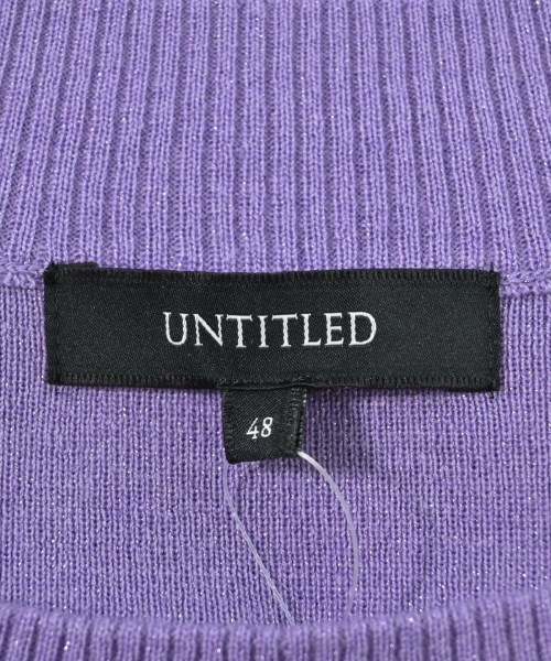 UNTITLED（アンタイトル）ニット・セーター 紫 サイズ:48/5L レディース/2200668177139