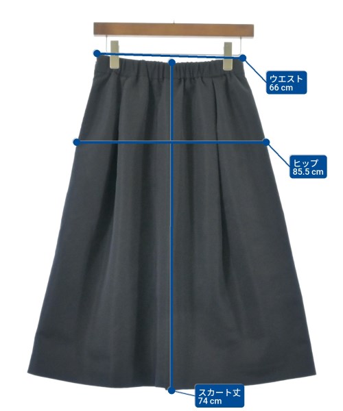 UNTITLED（アンタイトル）ロング・マキシ丈スカート 紺 サイズ:2(M位) レディース/2200671364090