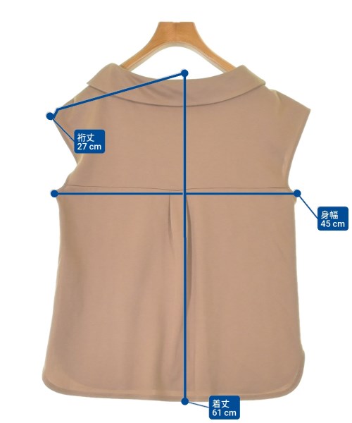 UNTITLED（アンタイトル）ノースリーブ 茶 サイズ:2(M位) レディース/2200674111080