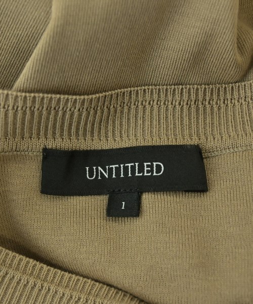 UNTITLED（アンタイトル）Tシャツ・カットソー ベージュ サイズ:1(S位) レディース/2200676496031