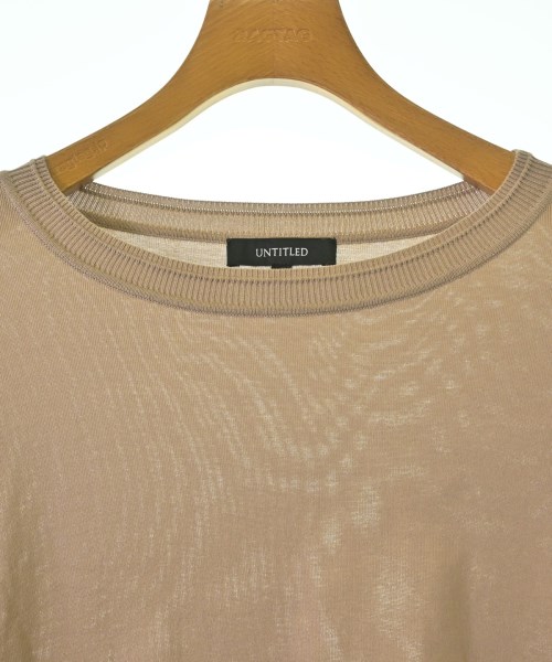 UNTITLED（アンタイトル）Tシャツ・カットソー ベージュ サイズ:1(S位) レディース/2200676496031