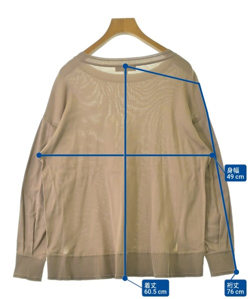 UNTITLED（アンタイトル）Tシャツ・カットソー ベージュ サイズ:1(S位) レディース/2200676496031