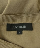 UNTITLED（アンタイトル）Tシャツ・カットソー ベージュ サイズ:1(S位) レディース/2200676496031
