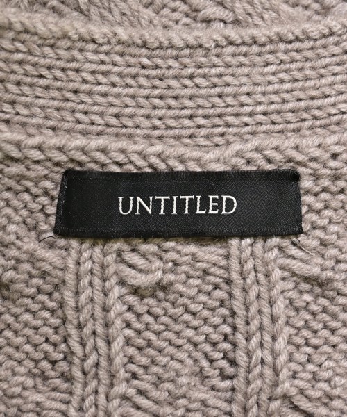 UNTITLED（アンタイトル）カーディガン 茶 サイズ:M レディース/2200672717024