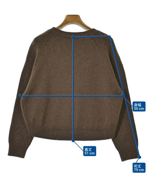 UNTITLED（アンタイトル）ニット・セーター 茶 サイズ:2(M位) レディース/2200672717031