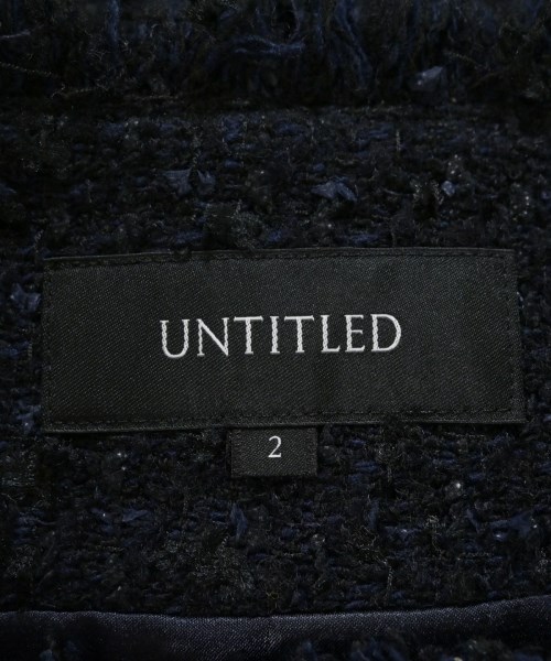 UNTITLED（アンタイトル）ベスト 紺 サイズ:2(M位) レディース/2200672717055