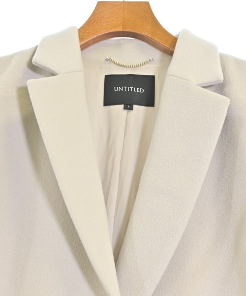 UNTITLED（アンタイトル）チェスターコート ベージュ サイズ:2(M位) レディース/2200674502017
