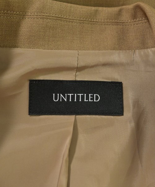 UNTITLED（アンタイトル）テーラードジャケット ベージュ サイズ:S レディース/2200670861118